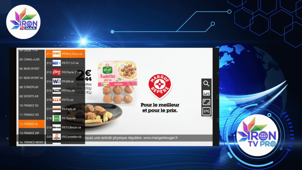 Iron TV Pro Activation Code : télécharger, installer et activer Iron TV Pro Activation Code