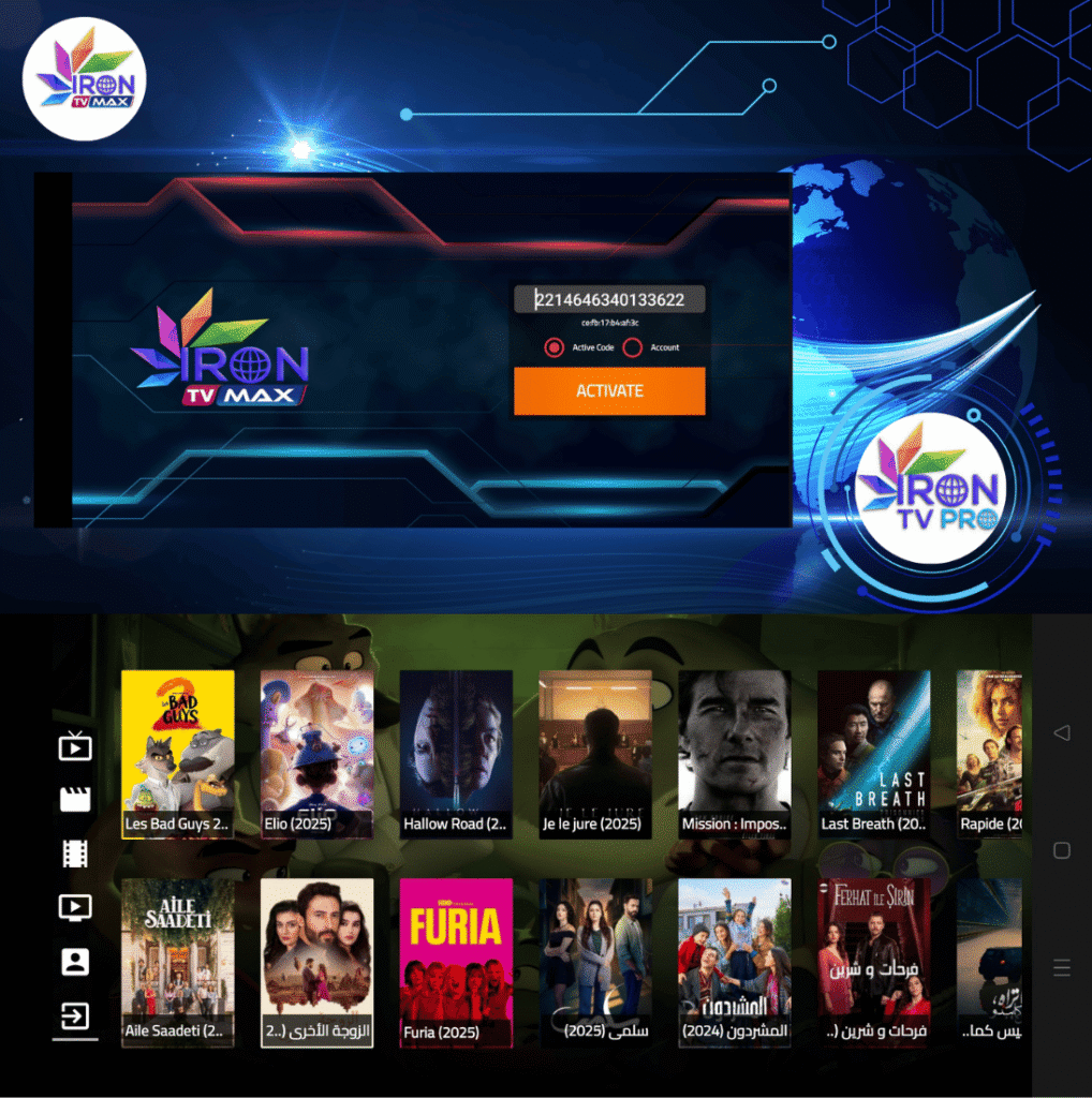 france iptv , iron tv pro